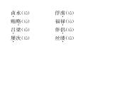 人教版七年級(jí)語(yǔ)文下第6單元科幻探險(xiǎn)附錄  義務(wù)教育語(yǔ)文課程常用字表二讀背課時(shí)訓(xùn)練PPT