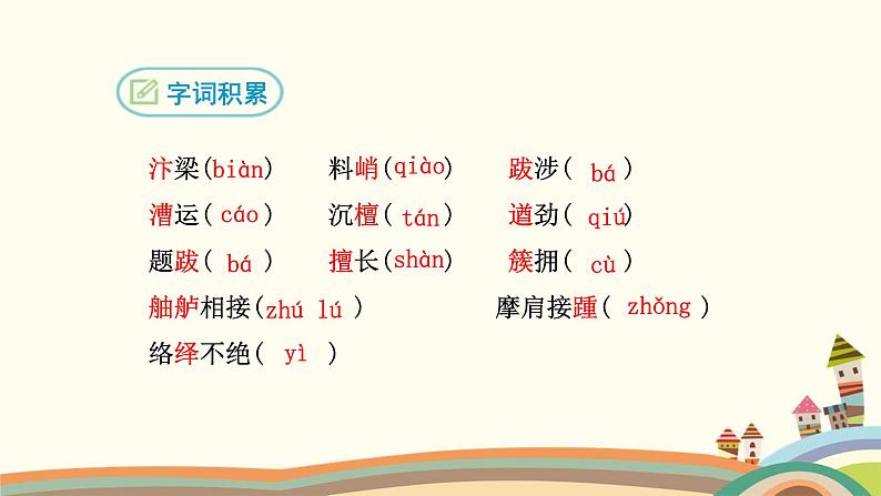 部编版语文八年级上册 20 梦回繁华 课件03