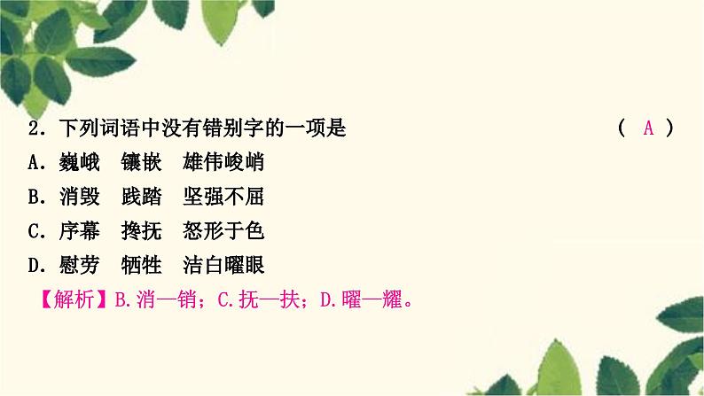 部编版语文八年级上册 20　人民英雄永垂不朽 课件04