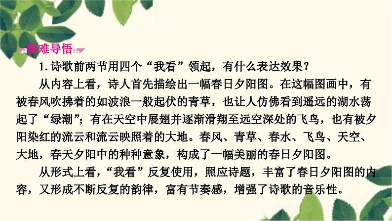 部编版语文九年级上册 6　我　看 课件05
