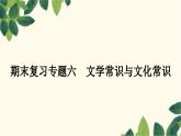 部编版语文九年级上册 6.期末复习专题六 文学常识与文化常识 课件