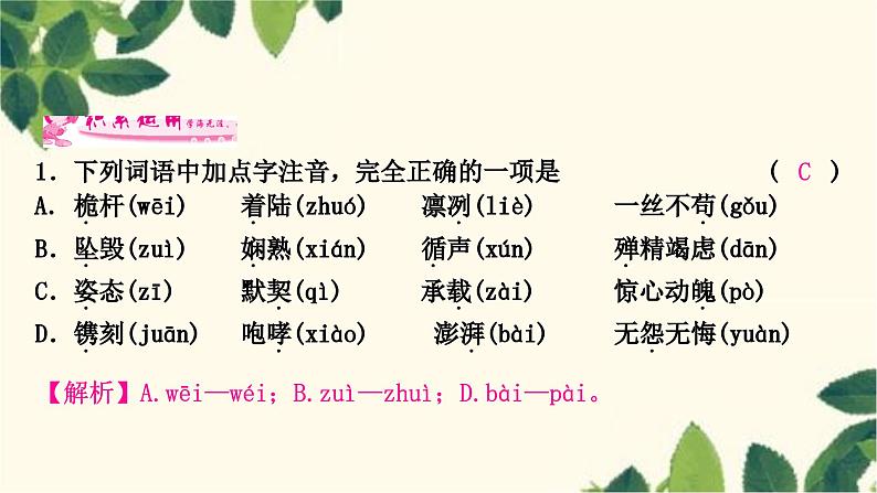 部编版语文八年级上册 4　一着惊海天 课件08