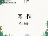 统编版语文七年级下册 第2单元 写作 学习抒情课件