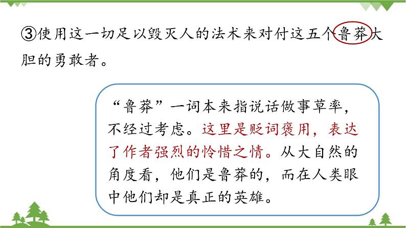 统编版语文七年级下册 第6单元22《伟大的悲剧》课时3课件06