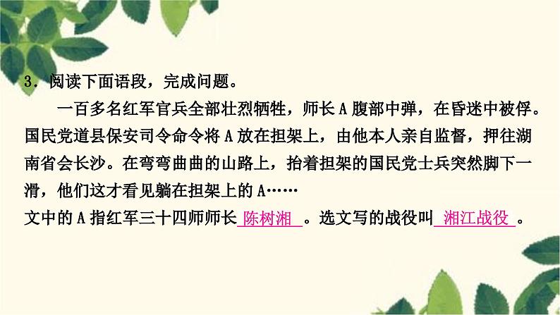 部编版语文八年级上册 7.期末复习专题七　名著阅读课件PPT03