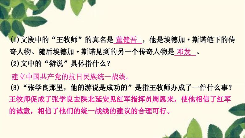 部编版语文八年级上册 7.期末复习专题七　名著阅读课件PPT08