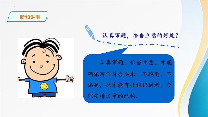 九下第二单元写作《审题立意》课件06