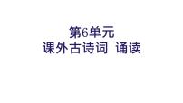 初中语文人教部编版九年级下册课外古诗词诵读教学ppt课件