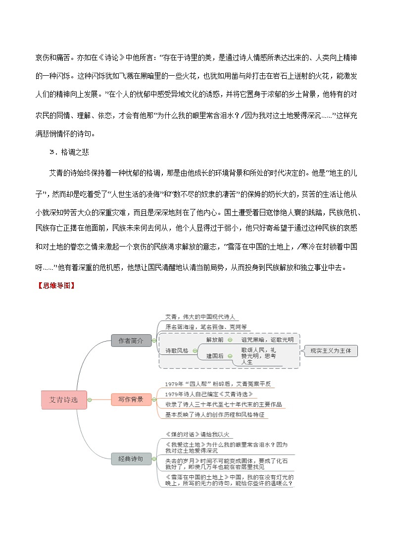 第09讲：《艾青诗选》-2024年中考语文名著阅读要点梳理与练习（全国通用）03