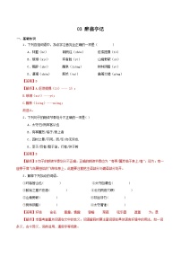 03 醉翁亭记－2023-2024学年九年级语文上册知识（考点）梳理与能力训练