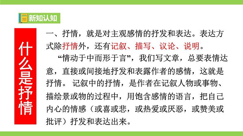 【核心素养】部编版初中语文七下第二单元写作《学习抒情》（课件+教案）07