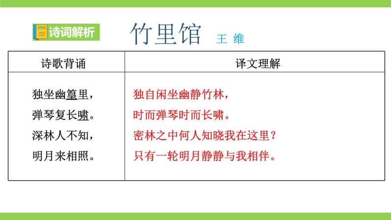 2023-2024学年度部编版初中语文七年级下册古诗文全程复习（课件）02