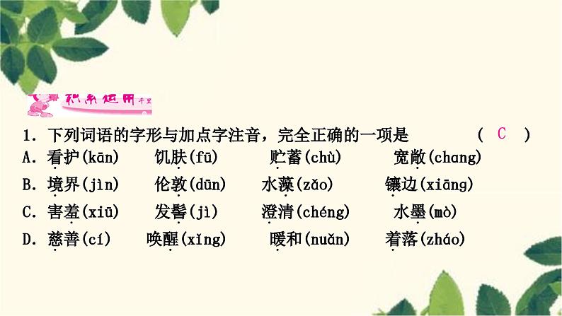 部编版语文七年级上册 2　济南的冬天 课件07