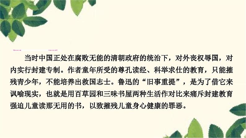 部编版语文七年级上册 9　 从百草园到三味书屋 课件03