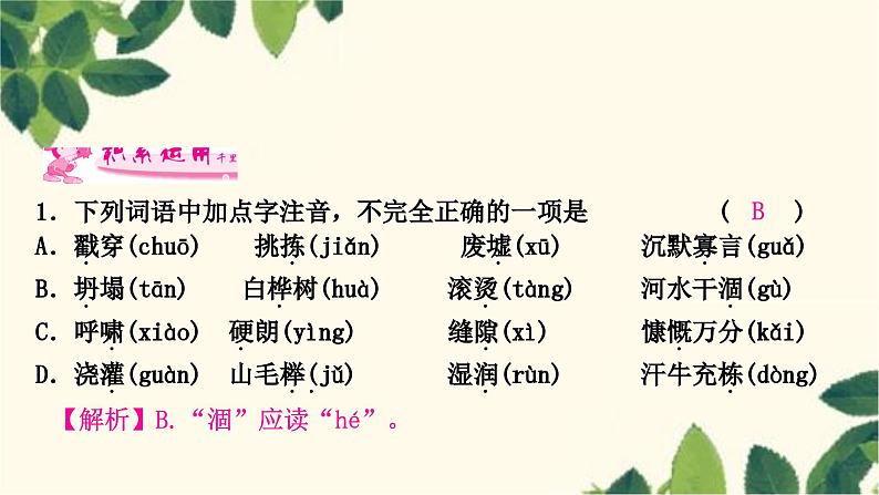 部编版语文七年级上册 13　植树的牧羊人 课件08