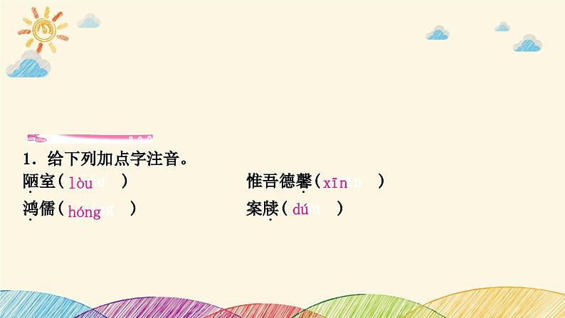 部编版语文七年级下册 第1课时　陋室铭 课件06