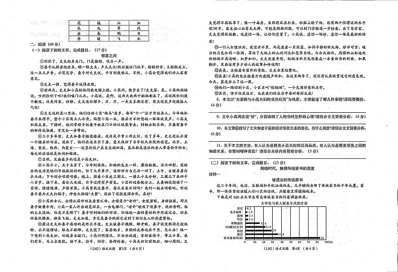 2022年甘肃省陇南市康县九年级中考模拟试语文试题（pdf版，无答案）02