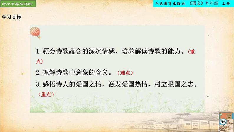 第1课《祖国啊，我亲爱的祖国》课件2022-2023学年统编版语文九年级下册第2页