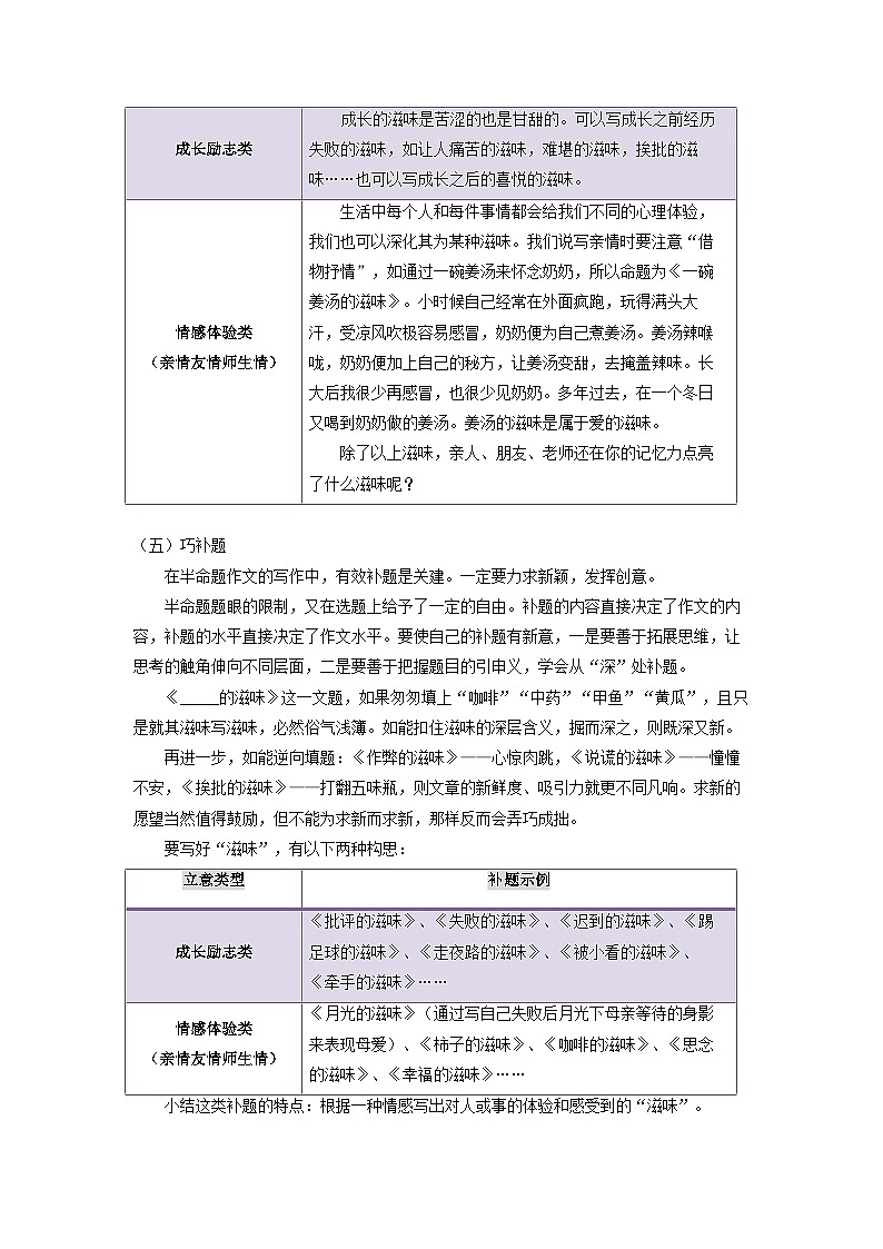 第13讲 作文写作--2023-2024学年八年级语文上册专题复习讲义（统编版）03