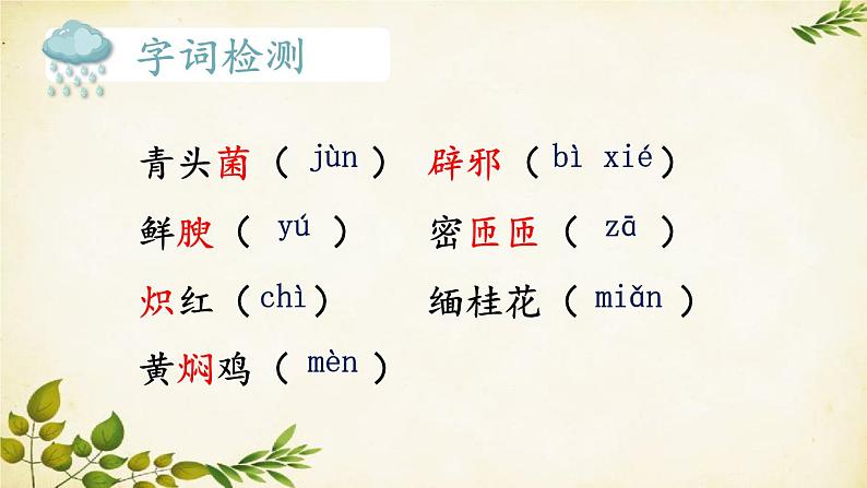 统编版语文八年级上册 17 昆明的雨课件04