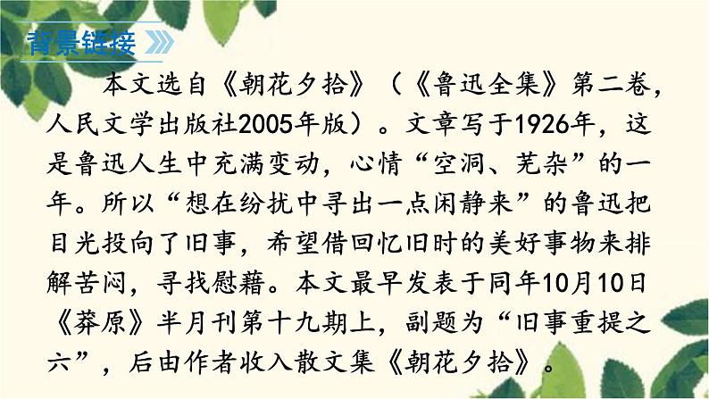 统编版语文七年级上册 9 从百草园到三味书屋课件05