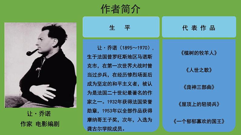 植树的牧羊人优秀课件 部编版七年级上册03