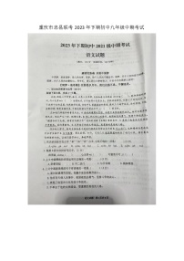 重庆市忠县2023—2024学年九年级上学期期中考试语文试题