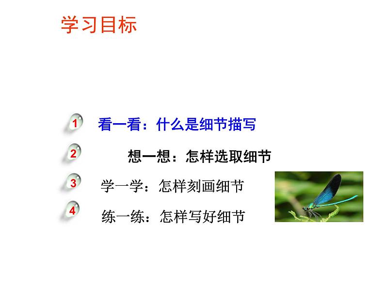 中考作文复习：抓住细节课件03