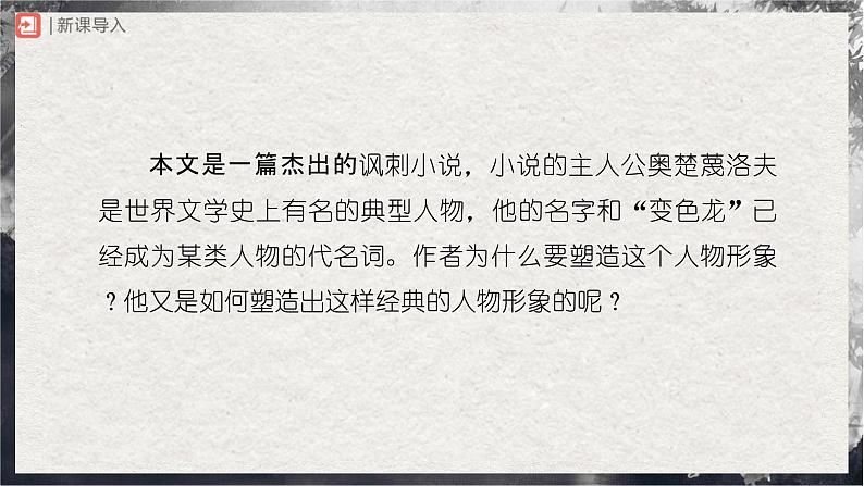 【部编版】九下语文   6《变色龙》（第2课时）（课件+教案+导学案）02