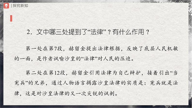 【部编版】九下语文   6《变色龙》（第2课时）（课件+教案+导学案）06