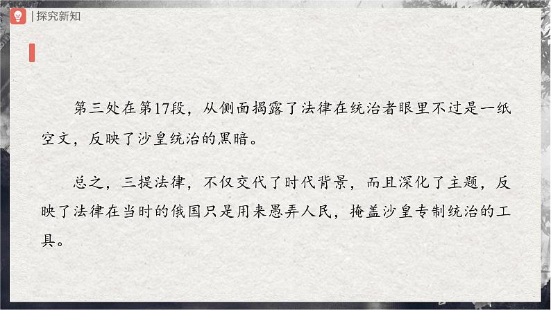 【部编版】九下语文   6《变色龙》（第2课时）（课件+教案+导学案）07