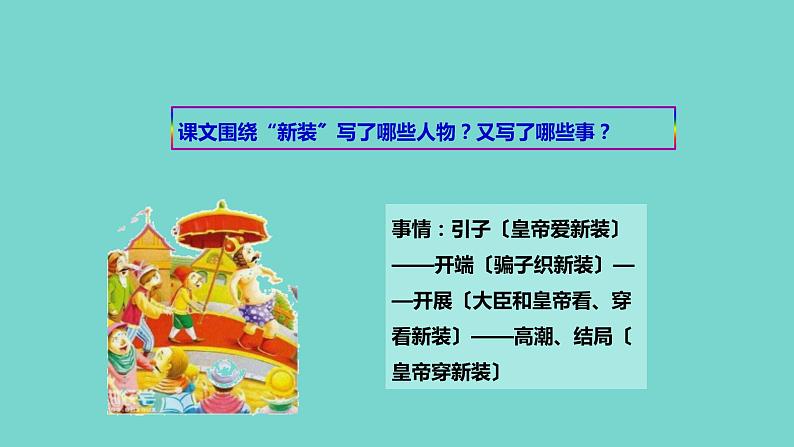 统编版语文七年级上册《皇帝的新装》教学课件05