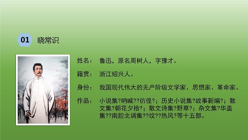 统编版语文九年级上册《故乡》课件第3页