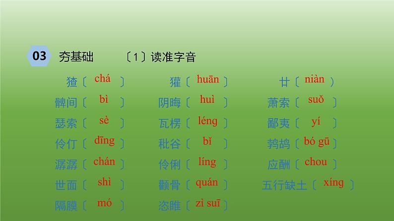 统编版语文九年级上册《故乡》课件第5页