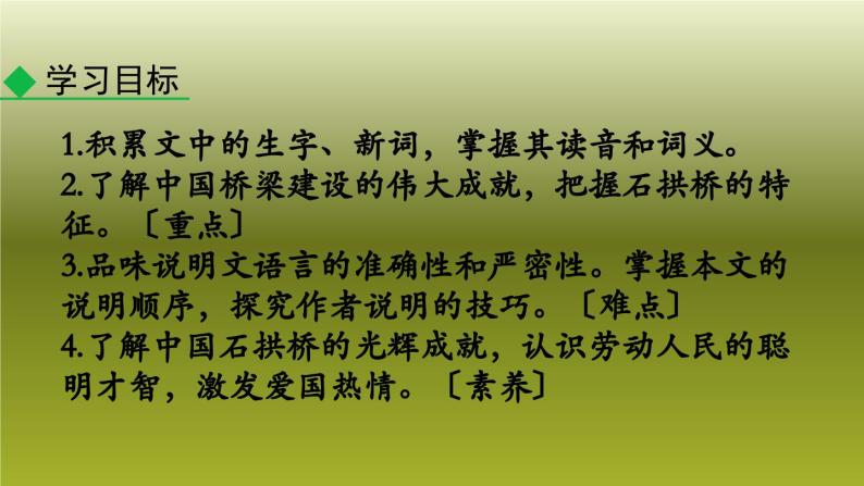 统编版语文八年级上册《中国石拱桥》教学课件03