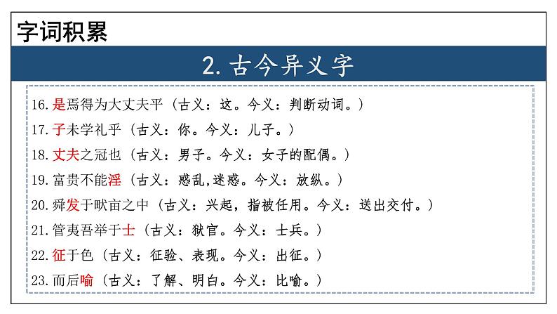 专题03 文言文【考点串讲】2023-2024学年八年级语文上学期期末考点串讲（统编版）课件PPT08