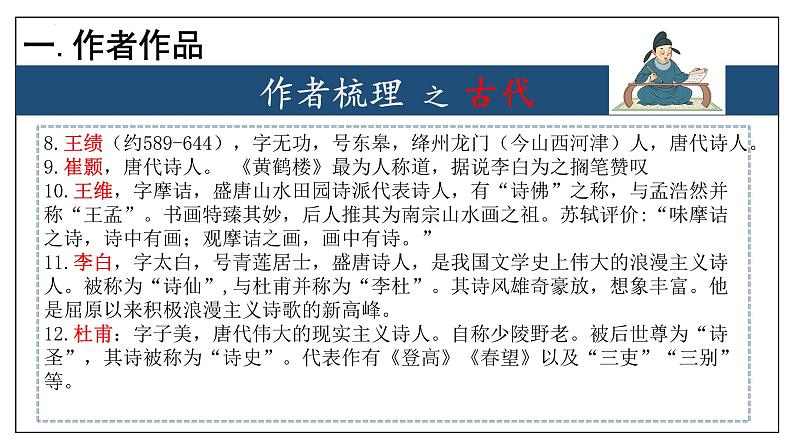 专题08 文学文化常识【考点串讲】2023-2024学年八年级语文上学期期末考点串讲（统编版）课件PPT第5页
