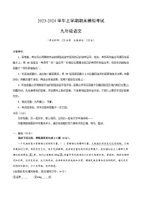 29、九年级语文期末模拟卷02（考试版）【测试范围：九年级上、下册】（统编版）A4版
