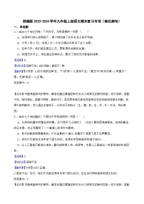 【期末复习】部编版2023-2024学年九年级上册语文期末复习 专项训练（修改病句）.zip