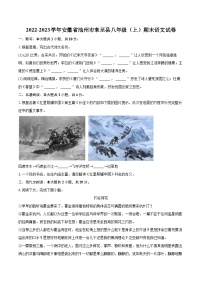 2022-2023学年安徽省池州市东至县八年级（上）期末语文试卷（含详细答案解析）