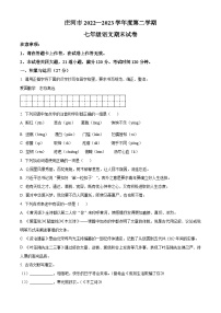 辽宁省大连市庄河市2022-2023学年七年级下学期期末语文试题