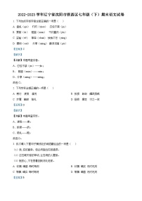 辽宁省沈阳市铁西区2022-2023学年七年级下学期期末语文试题答案