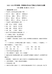 山东省济宁市嘉祥县2022-2023学年七年级上学期期末语文试题