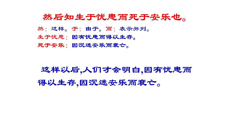 生于忧患死于安乐PPT课件106