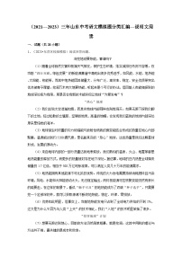 说明文阅读-2024年中考语文模拟题分类汇编（2021-2023年）（文字版  含答案）