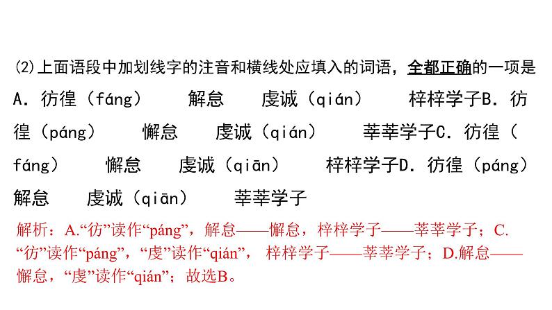 专题01 字音字形（复习课件）2024年中考语文二轮复习讲练测（全国通用）03