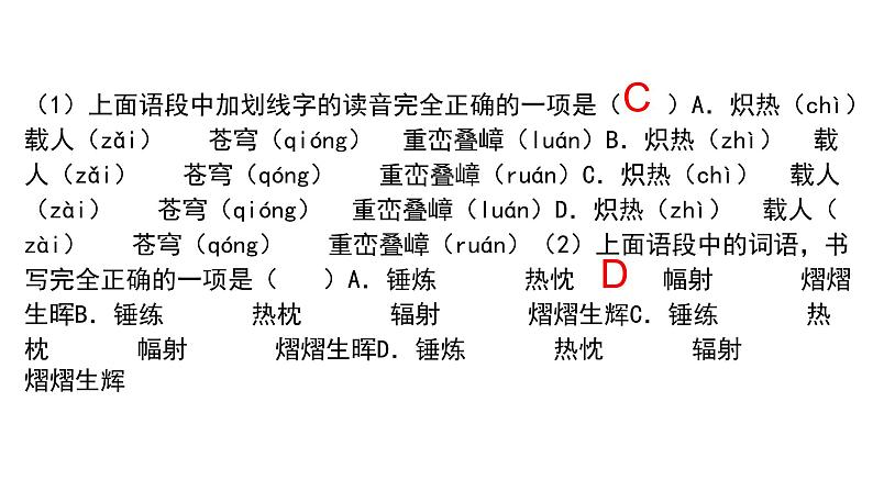 专题01 字音字形（复习课件）2024年中考语文二轮复习讲练测（全国通用）05