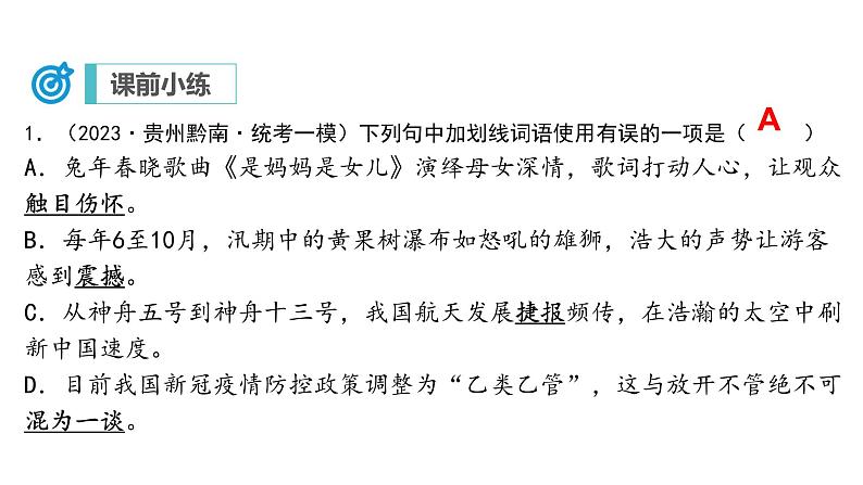专题02 词语的理解运用（复习课件）2024年中考语文二轮复习讲练测（全国通用）02
