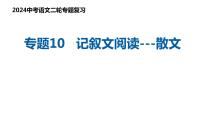 专题10 记叙文阅读——散文（复习课件）2024年中考语文二轮复习讲练测（全国通用）