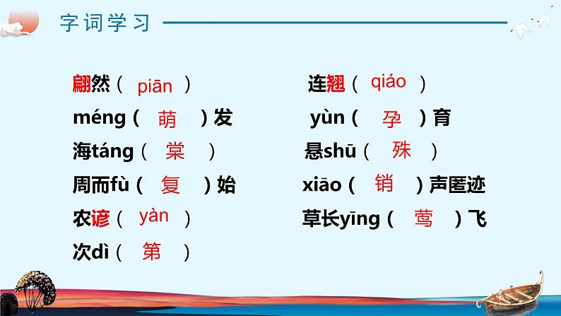部编版初中语文八年级下册5.大自然的语言 课件05